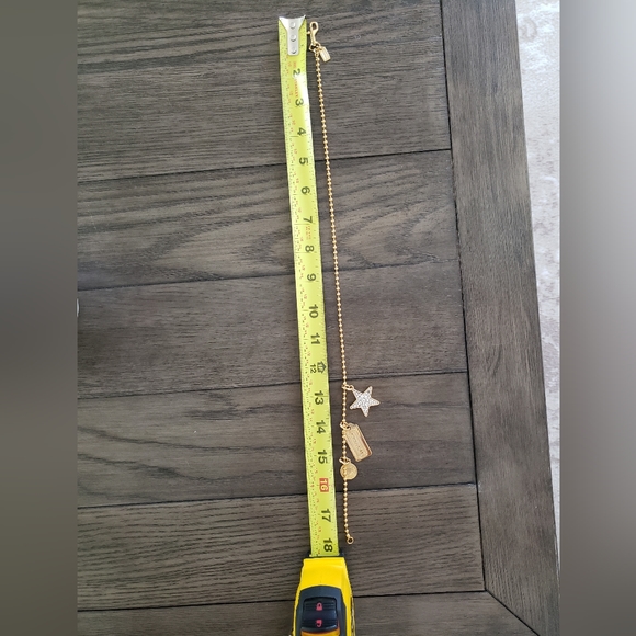 Coach Tag Necklace Gold Plated - Picture 4 of 4